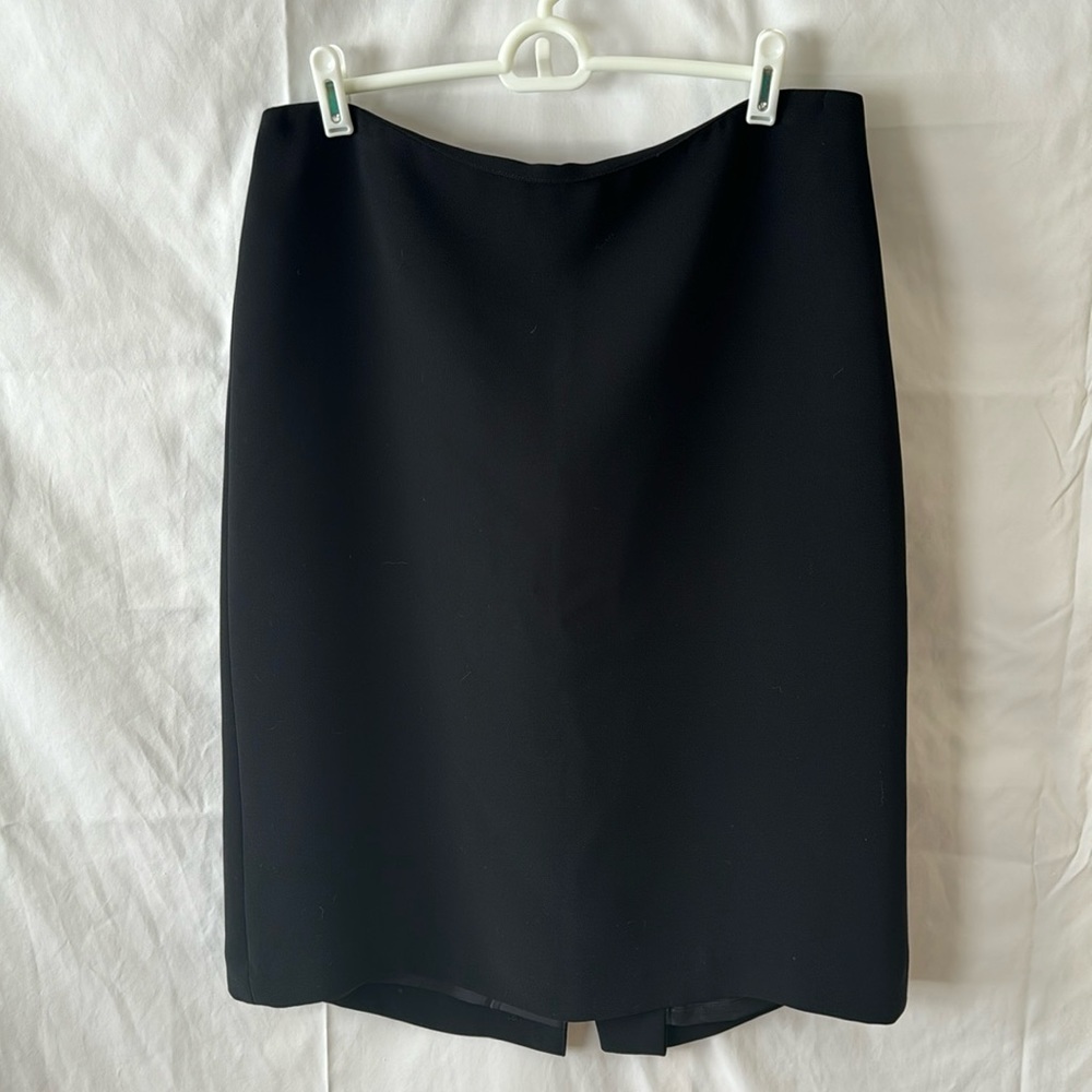 Calvin Klein Black Suit Skirt
